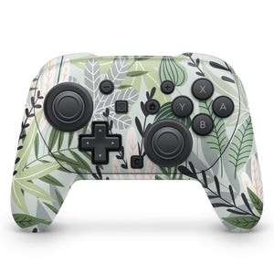 Botanical Leaves Skin for Switch 2 Controller – Nature-Inspired Greenery Wrap