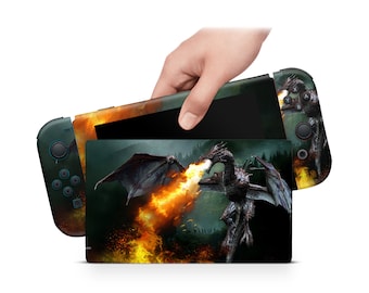 Switch Skin Decal For Console Joy-Con And Dock Dragon