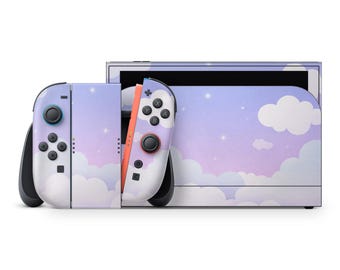 Bewölkter Tag Haut Aufkleber für Spielkonsole Premium 3 M Vinyl Wrap Kompatibel mit Switch 2