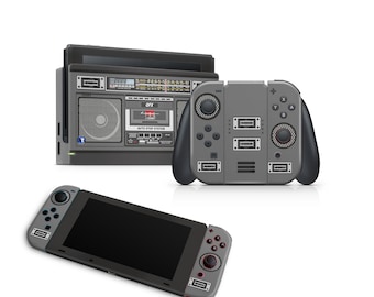 Adhesivo decorativo para consola Switch, Joy-Con y base de radio