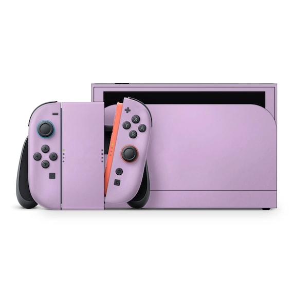 Nintendo Switch Lite カスタム ラベンダー Lavender Compatible Switch 2 Skin Light Purple Cover 3M Protective
