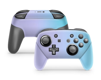 Ombre Switch Pro Controller Skin: Flieder, Lavendel und Himmelblau
