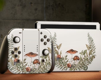 Oled Nintendo Switch Skin Decals Forest Wrap Vinyl