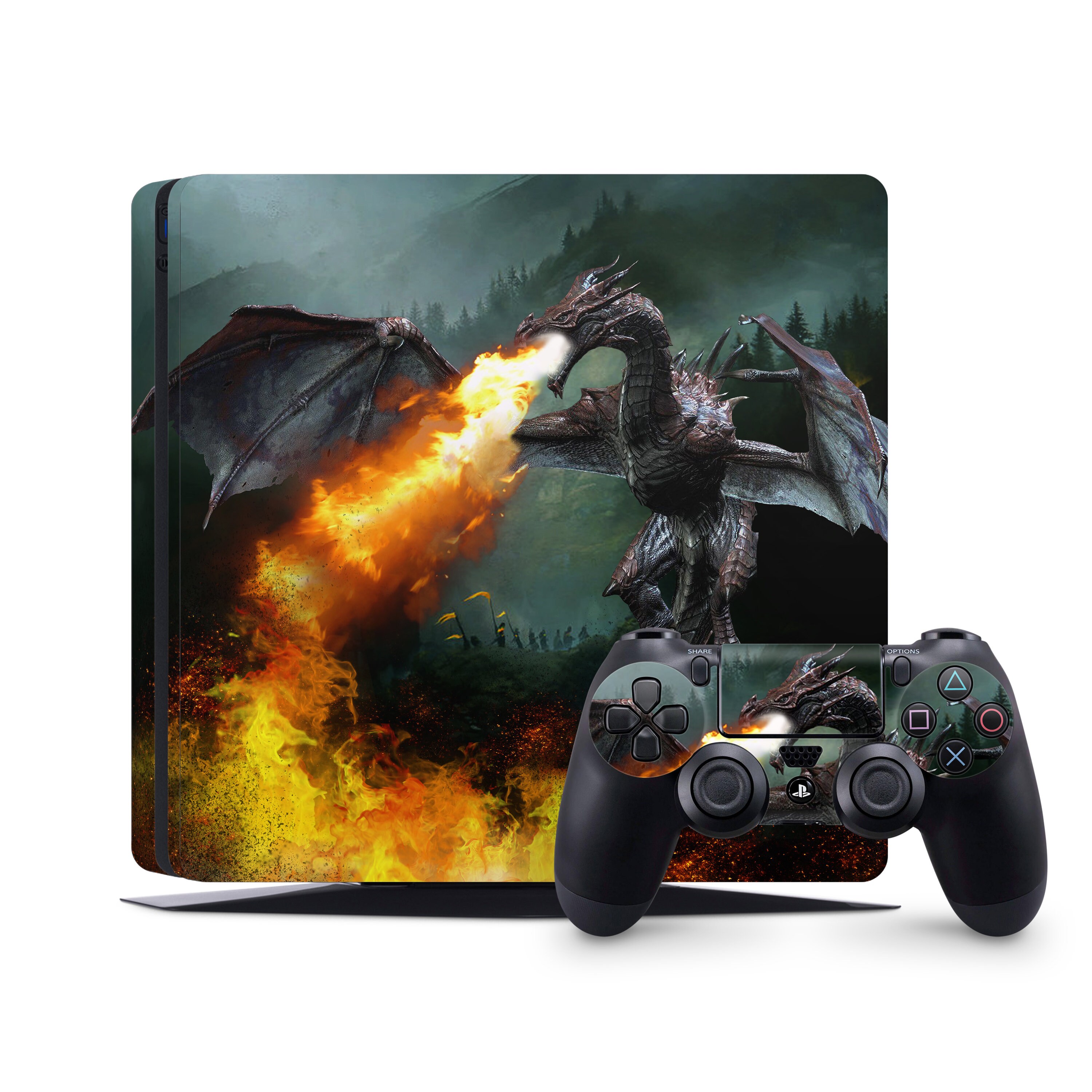 Ps4 Slim Pro Fat Playstation 4 Console Controller Skin Decal Etsy