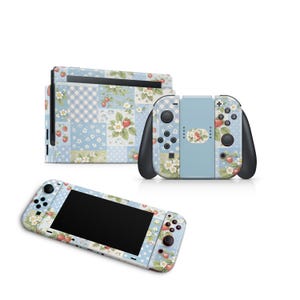 Pastiche Flowers Kompatibel Switch Skin Dekal 3 M Vinyl