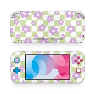 CheckerBoard Skin Decal For Gaming Console Premium 3M Vinyl Wrap Compatible With Switch Lite
