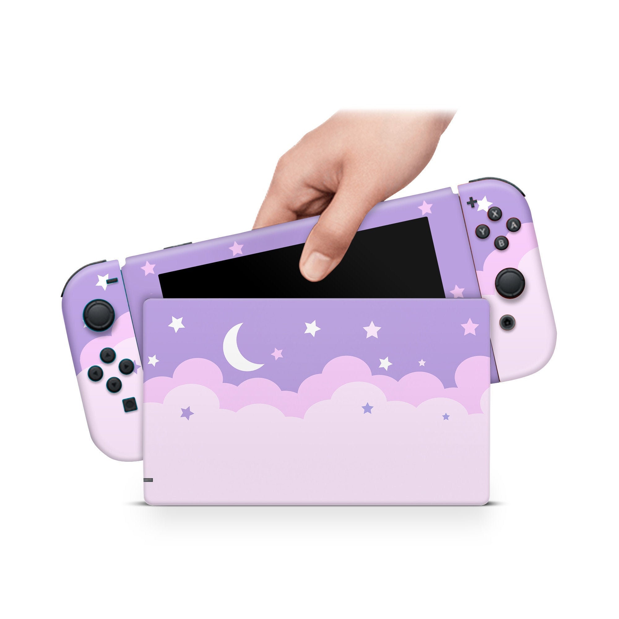 Nintendo Switch Skin Decal for Console Joycon and Dock Cloud Etsy