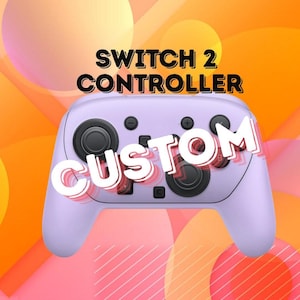 Custom Picture Compatible Switch 2 Pro Controller – Create Your Own 3M Cover Protective