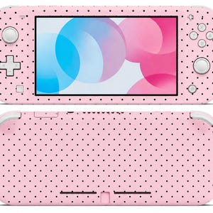 Dots Pink Compatible Gaming Console Switch Lite 3M Skins Decal