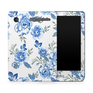 Blue Flowers KOBO Decals Skins