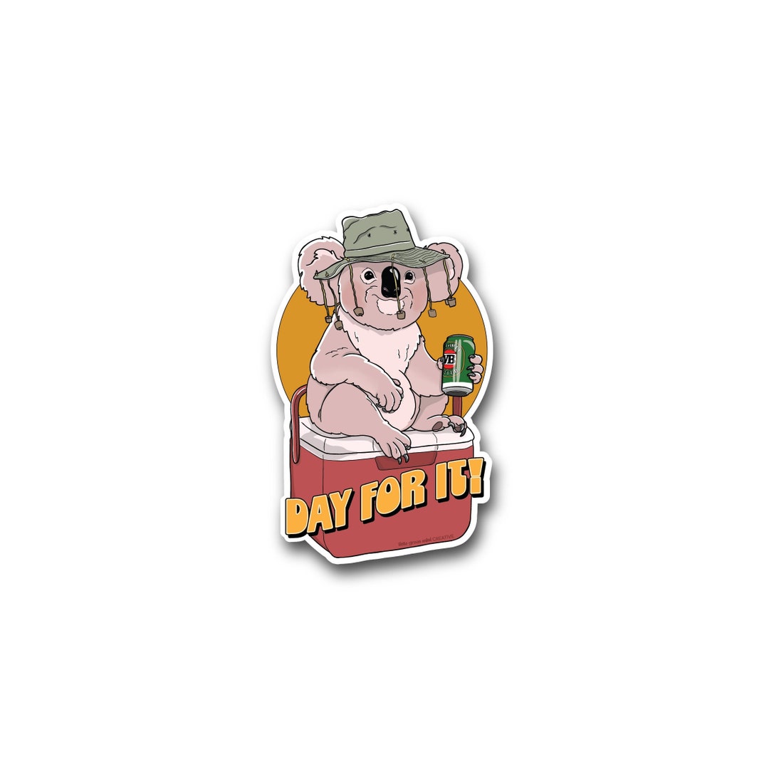 Koala - Day for It! Sticker | Aussie Icons | Australian Sellers | Vinyl ...