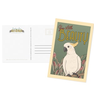 Australian Postcard - Cockatoo | Vintage Australia | Australian Sellers | Post Crossing | Recycled Postcard | Sustainable