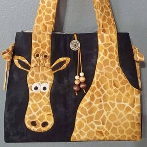 Giraffe beach bag sale
