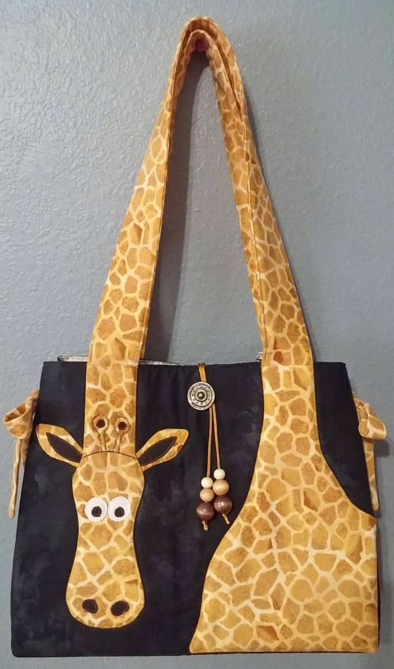 Giraffe Tote PATTERN Instructions. Great Purse or Tote for a - Etsy