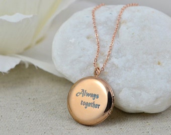 Personalised Locket Name Necklace 