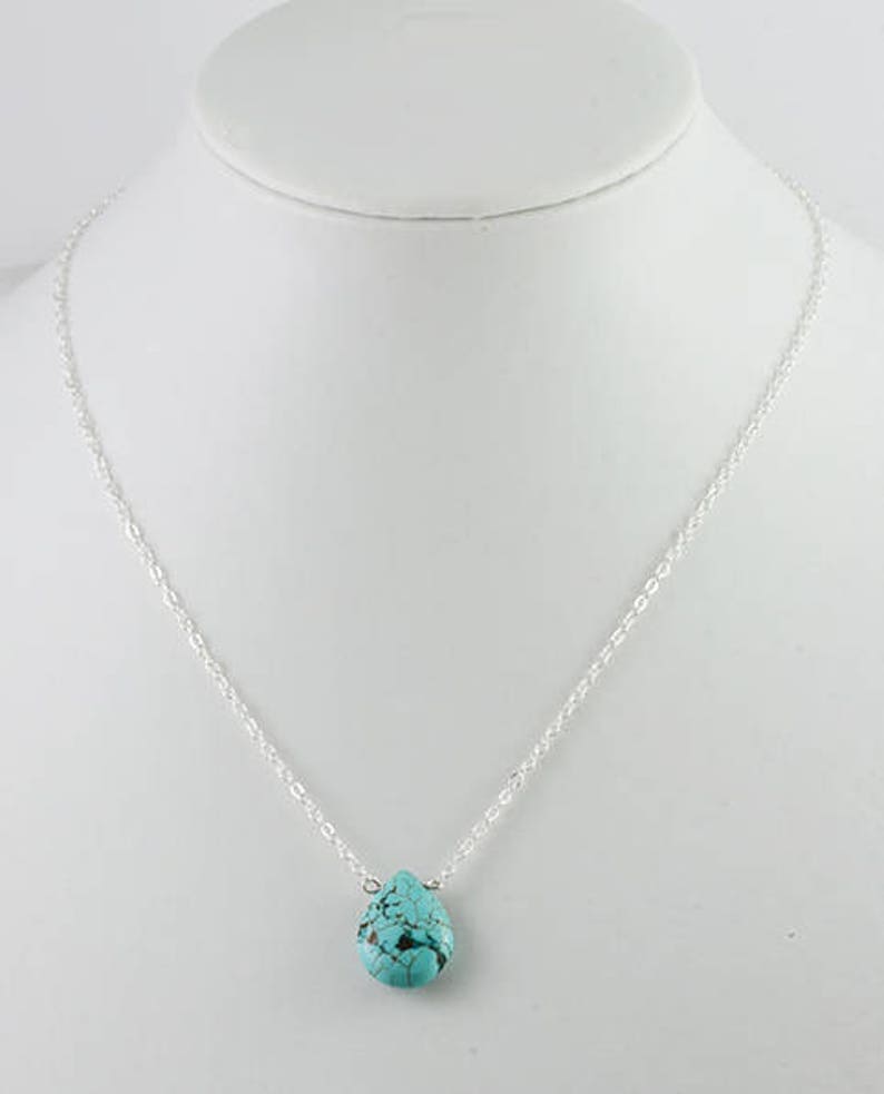 Drop Turquoise Necklace main image 1