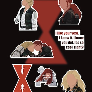 B-Widow 7 Sticker pack | Yelena, Natasha, Sticker Set