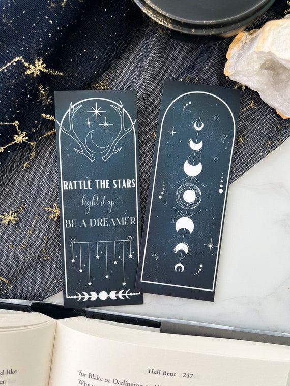 Fae Trilogy Double Sided Bookmark ACOTAR, Tog, Crescent City Gift, Bookish,  Reading 