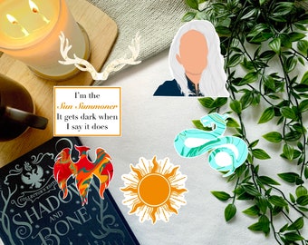 Alina Starkov Stickers Set|Grishaverse, Sun Summoner, Shadow and Bone, Leigh Bardugo, Sticker set