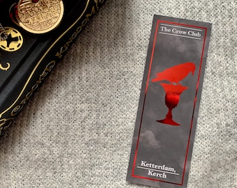 Six of Crows Foiled Bookmark| Double-Sided, Shadow and Bone, Grishaverse, Leigh Bardugo