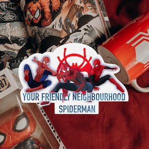 Friendly Neighbourhood Trio Glossy Vinyl Sticker