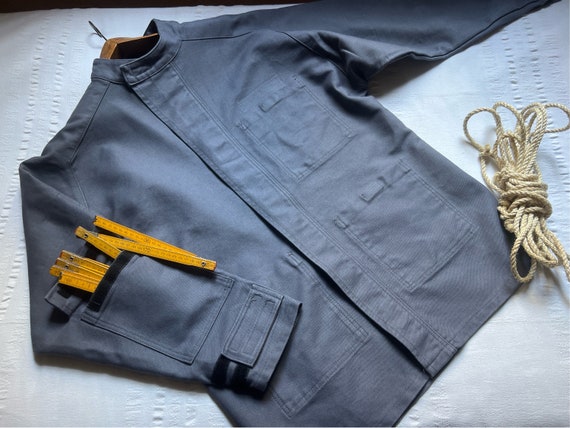 Vintage German Moleskin Work Jacket Chore Coat Workwear Work Wear 