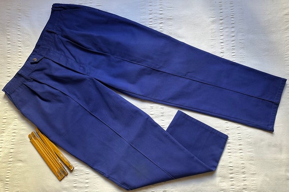 Vintage 1986 Work Chore Pants Trousers W36" L31" … - image 2