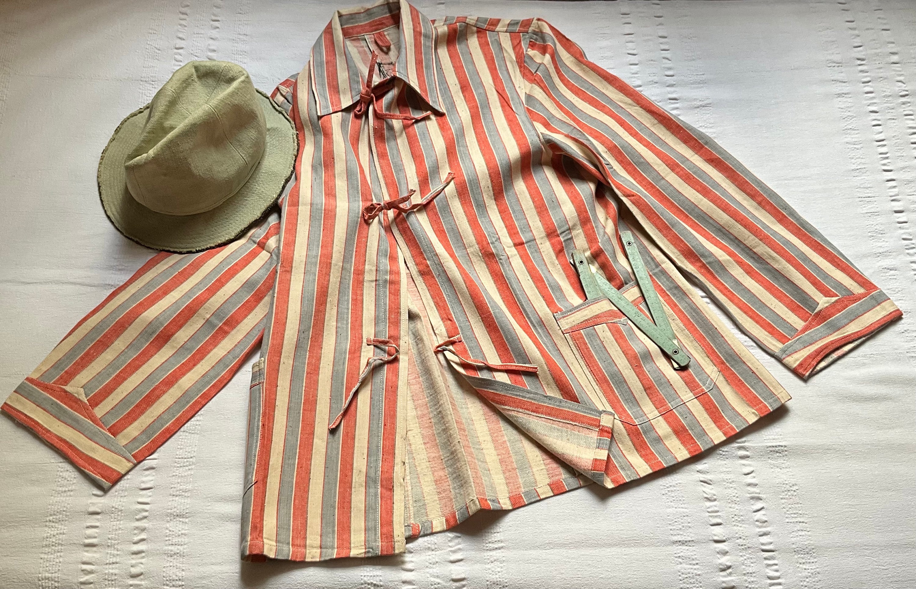 Vintage 50er Jahre Prison Work Jacket Shirt Flanell Medium Large XL XL ...