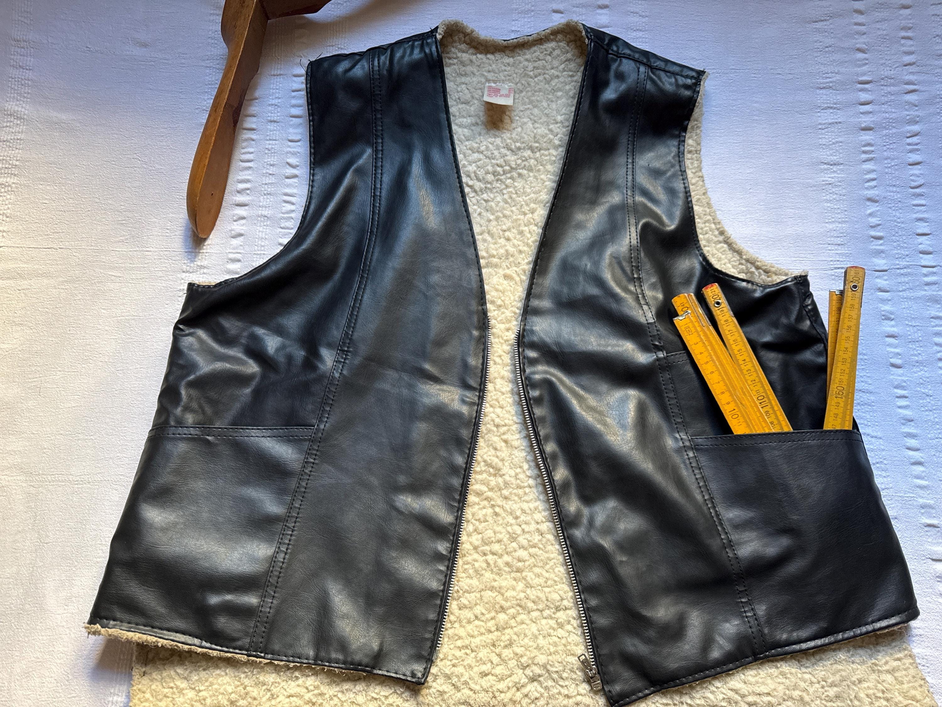 Vintage French Workwear Vest - Etsy