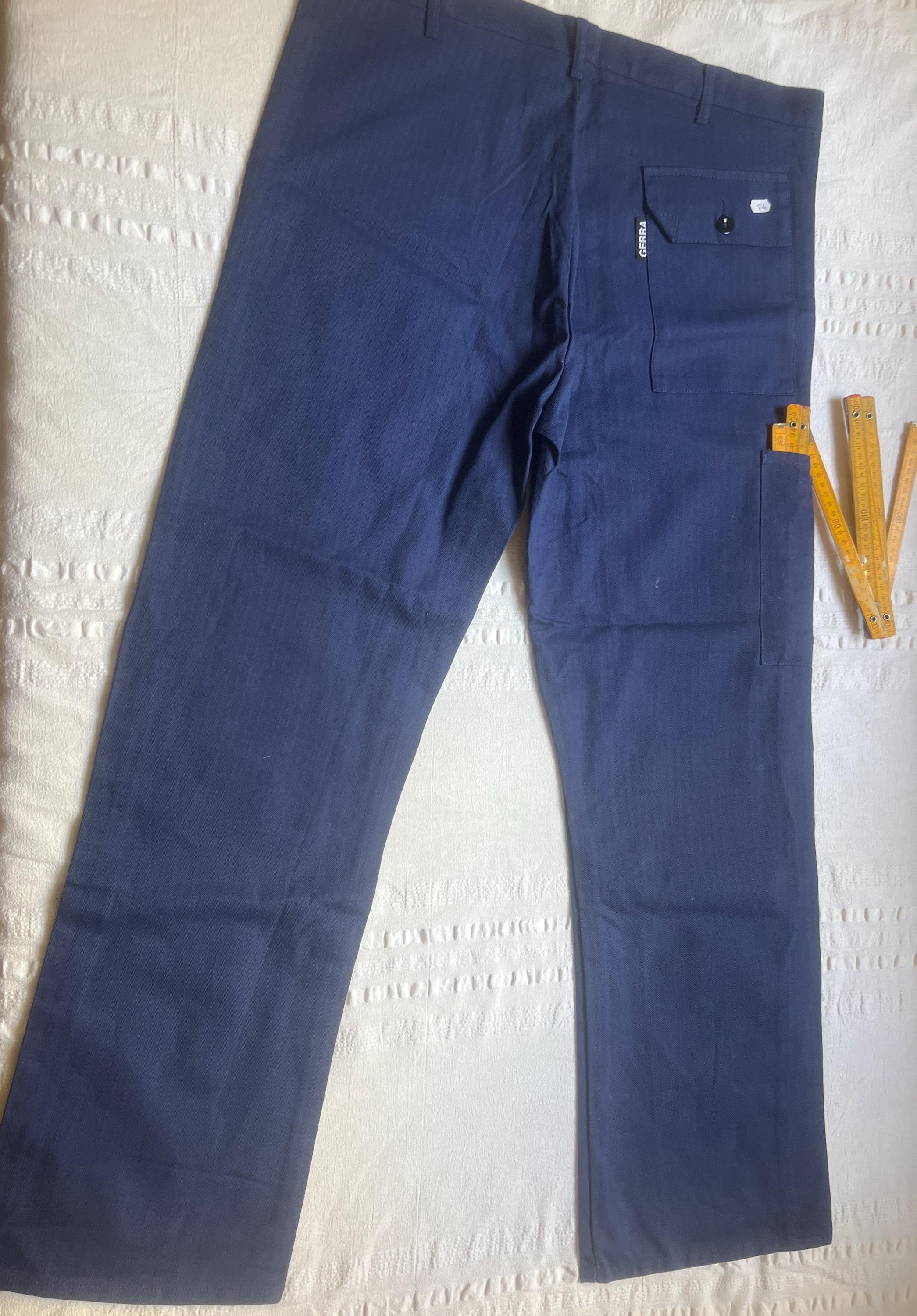 Vintage 80s German Work Chore Trousers Pants W39 Vintage 80s German Work Chore Trousers Pants W39