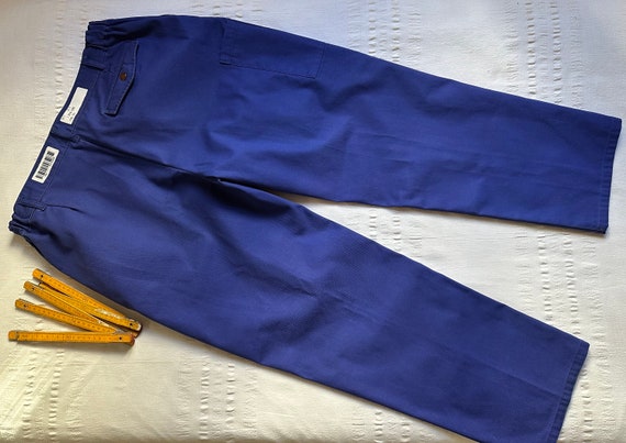 Vintage 1986 Work Chore Pants Trousers W36" L31" … - image 8