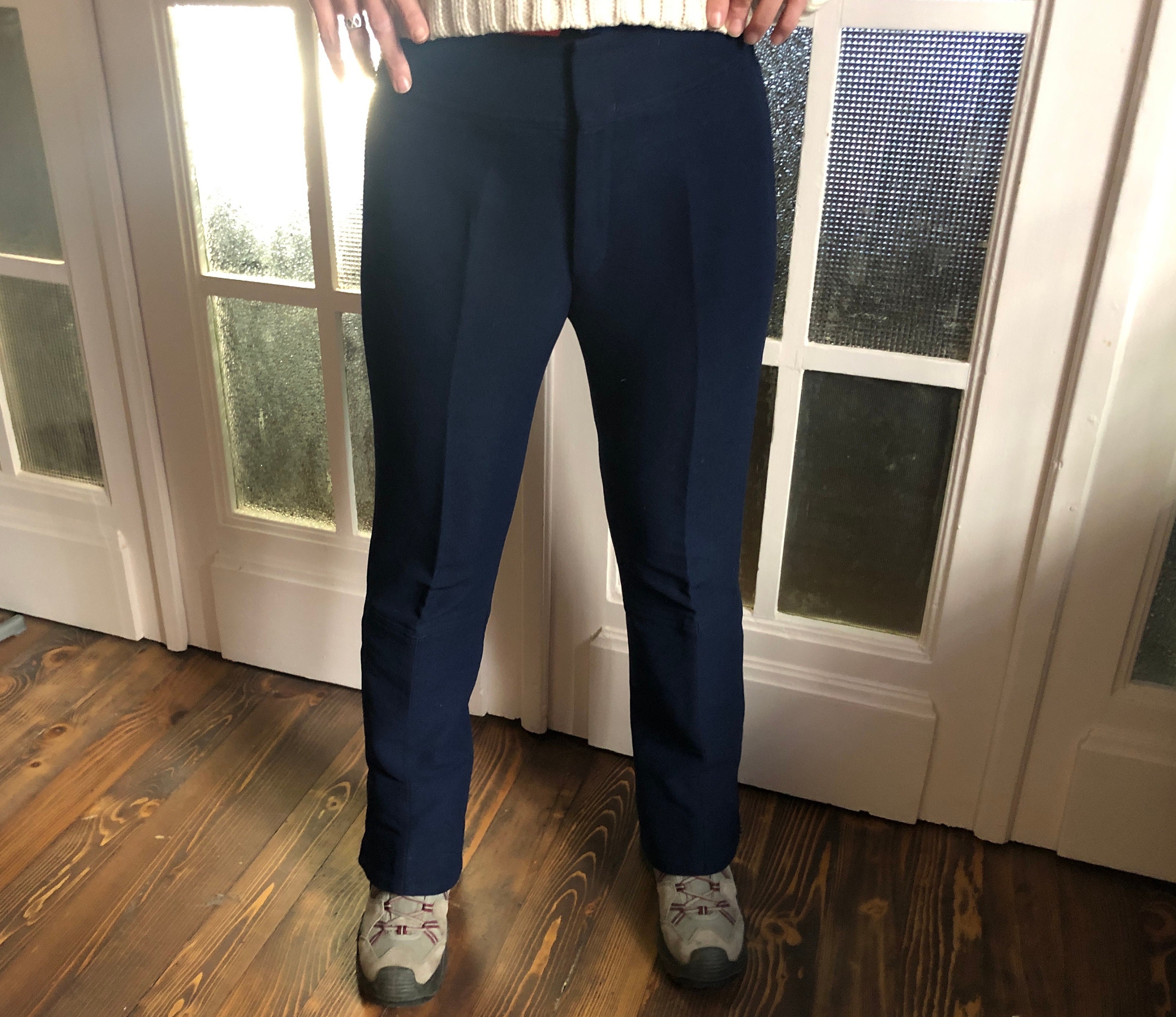 Vintage 70’s Bogner Ski Pants W26" L28" XSmall Made in Western Germany Ski Bottom Trousers Snowsuit Winter Sport Skiing Stretch Wool 1639