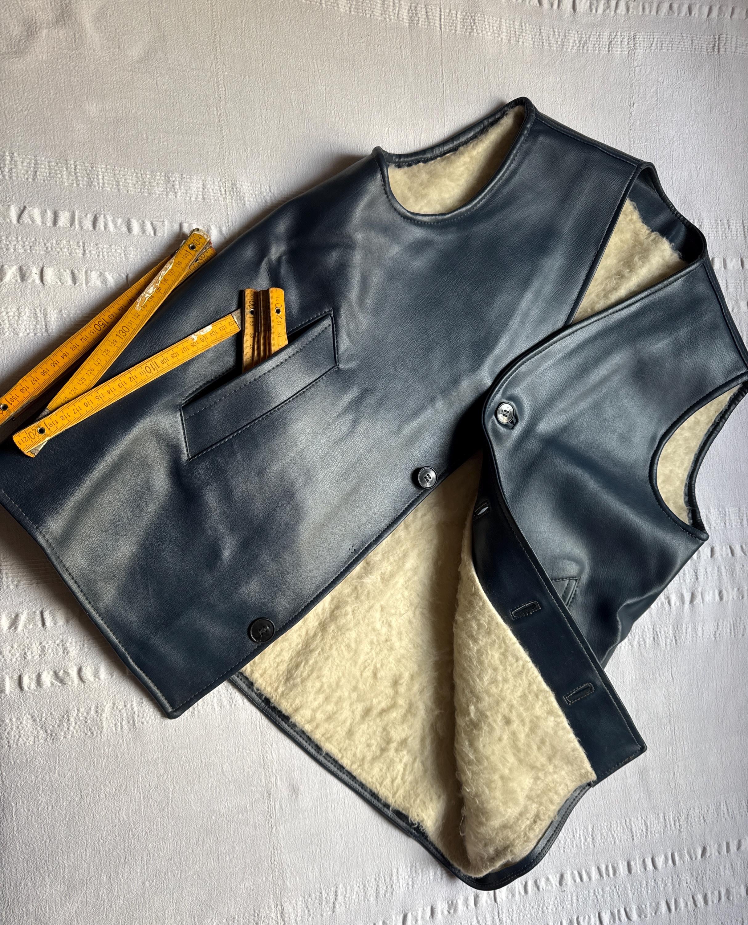 Vintage French Workwear Vest - Etsy
