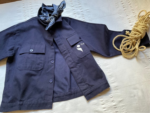 Belted workwear jacket cheap