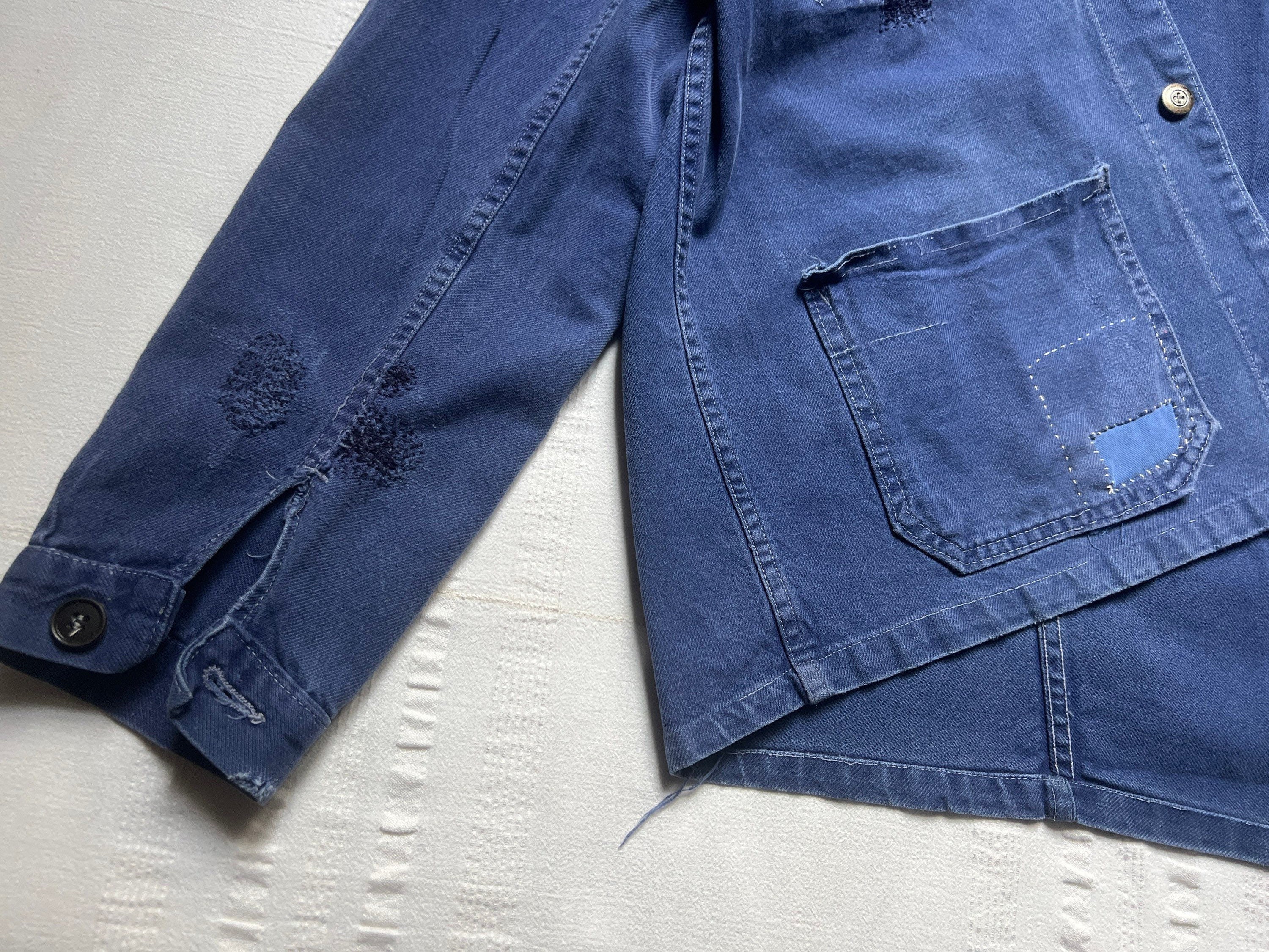 Vintage French Work Jacket Pit 21
