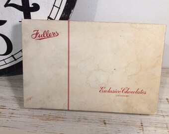 Vintage 50‘s Jullers Chocolate box empty