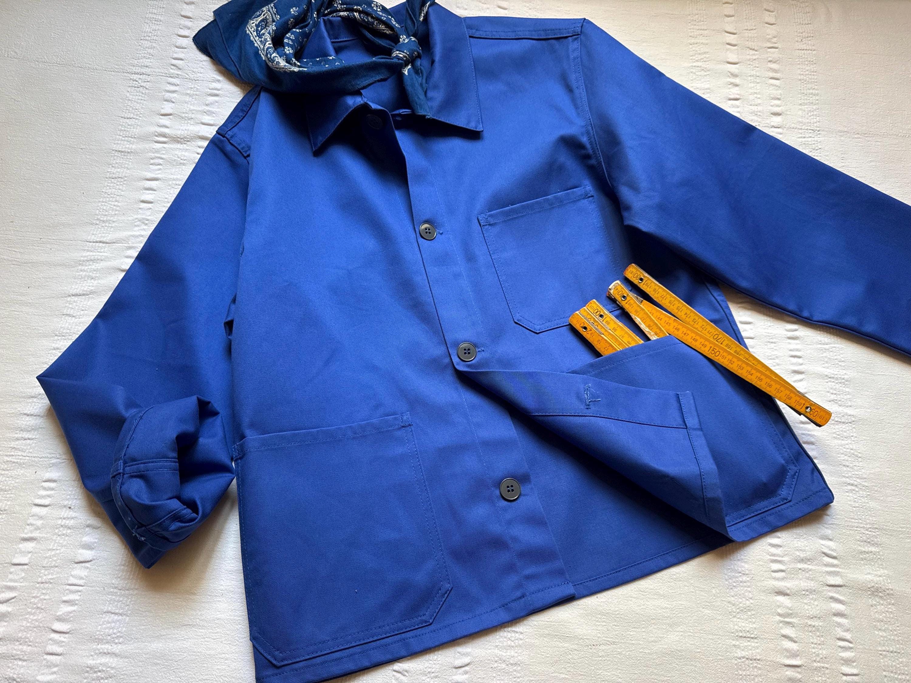 Vintage German Chore Coat Work Jacket Pit 21