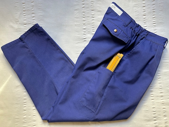 Vintage 1986 Work Chore Pants Trousers W36" L31" … - image 1