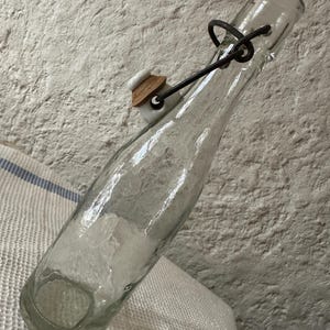 Vintage 1955 EU Porzellan Stopfen Glasflasche Keramik Flip Top Flasche Sammlerglas Wein Eau de Vie Flasche Küche Bauernhaus