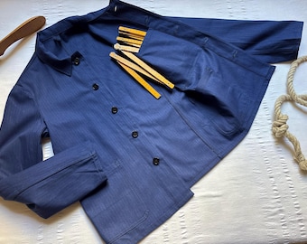 70s EURO WORK jacket HBT ヘリンボーン Vintage HBT Euro Work Jacket SZ M - Etsy