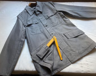 【希少】Germane logger jacket moleskin 60s Vintage NEW Original German Moleskin Jacket GR1 - Etsy