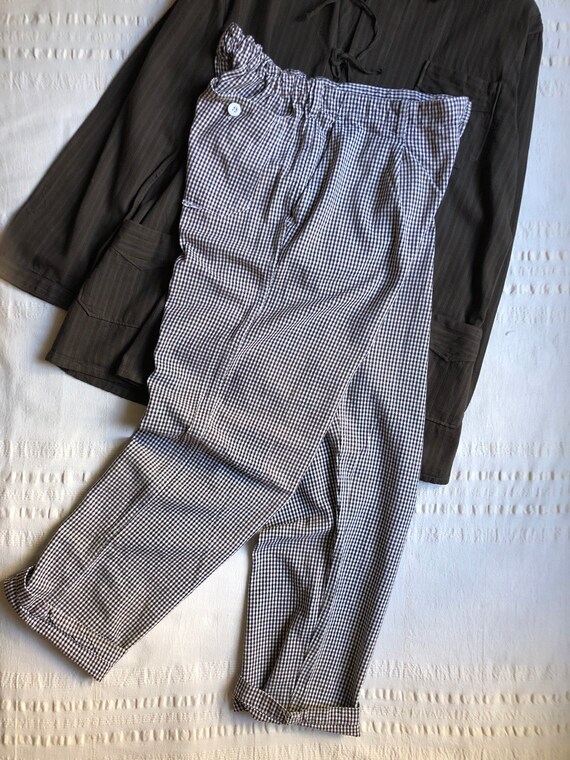 W30 Sanfor Work Baker Cook Chef Pants 