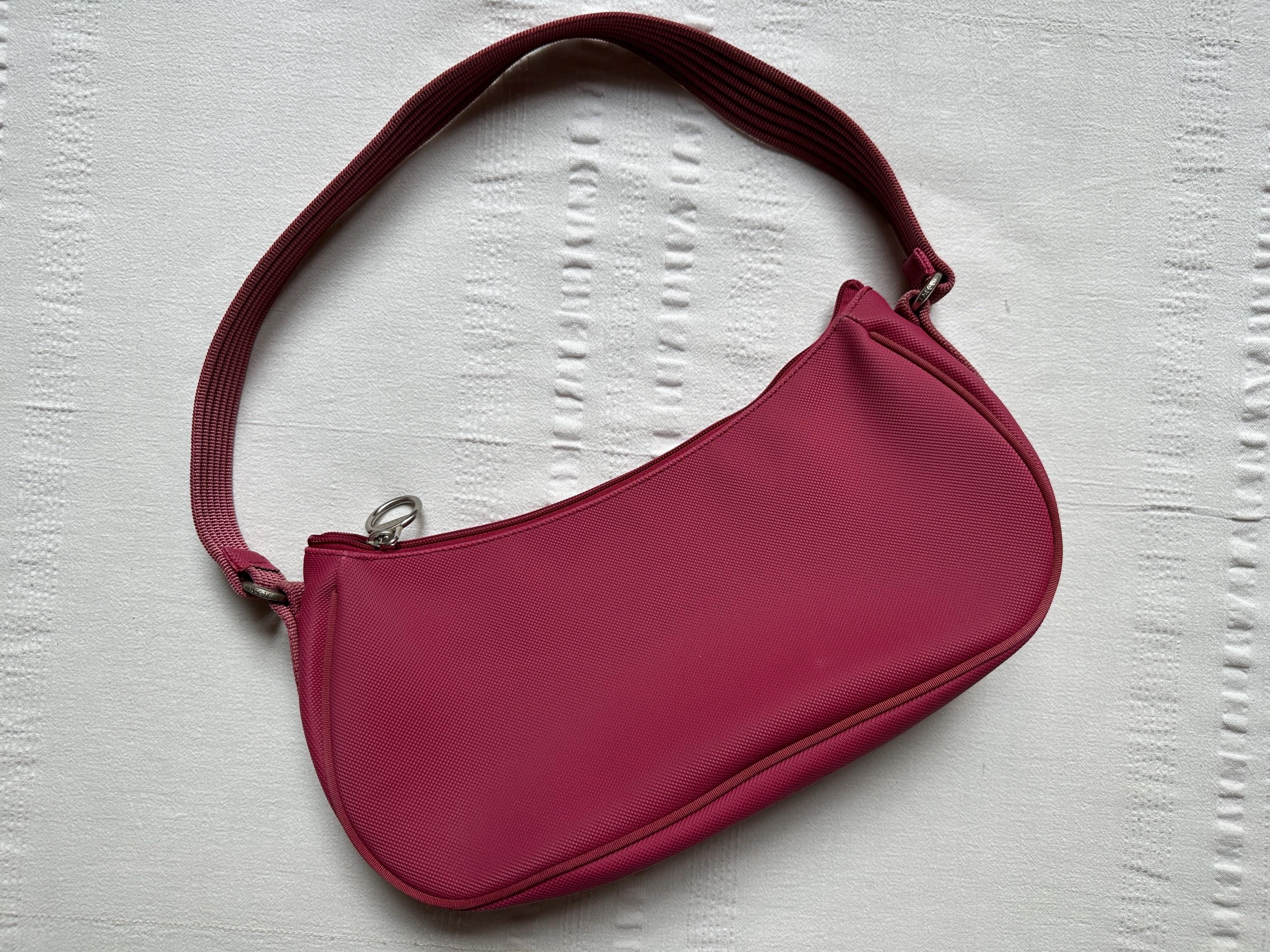 Vintage 90s Bag Retro Shoulder Bag Women's Small Vintage Bag Pink