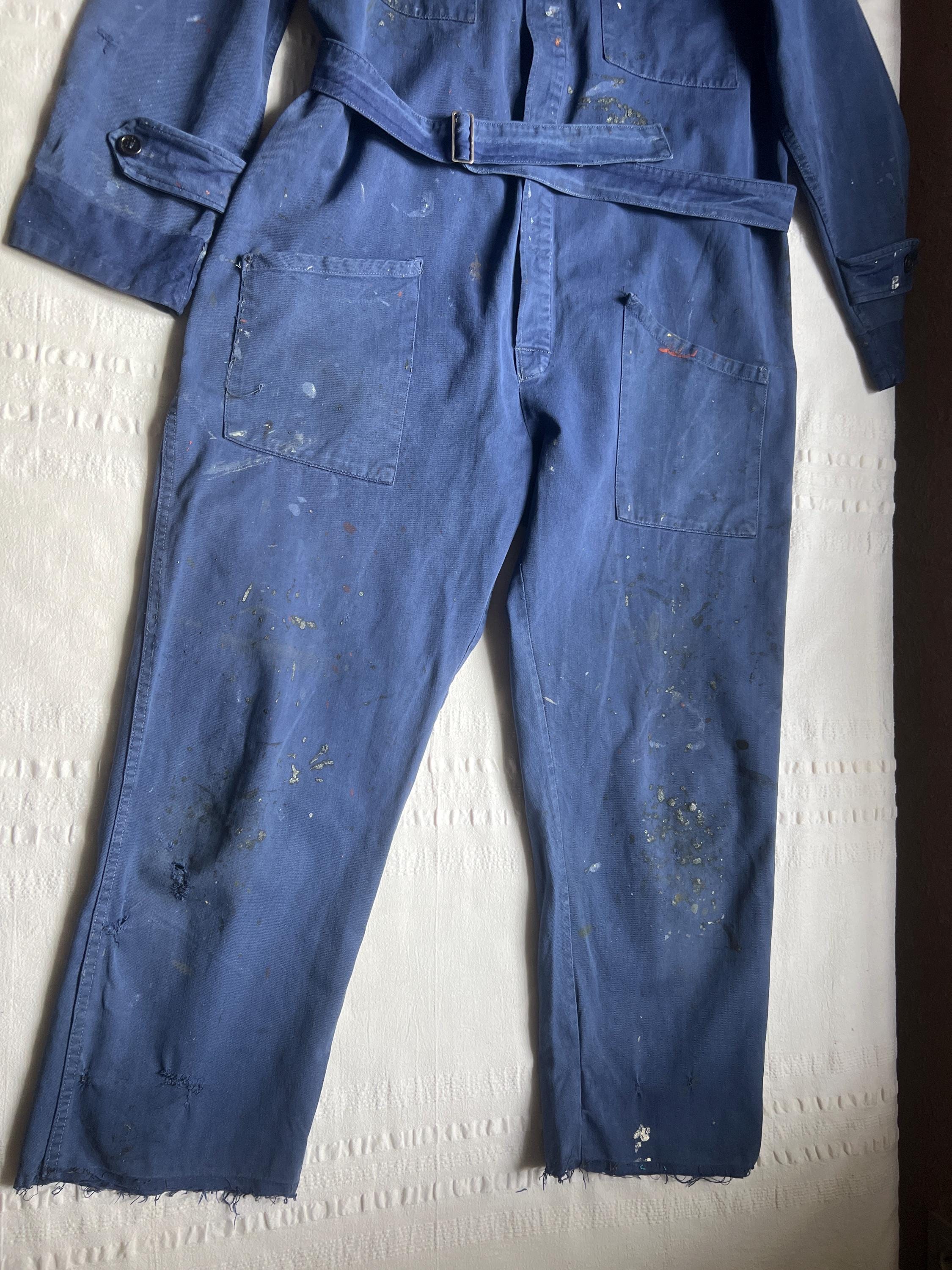 PORTER CLASSIC　FRENCH OVERALLS vintage_indigo_workwear_overal