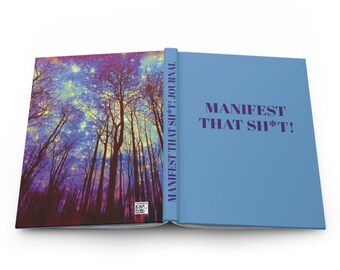 Personalized "Manifest That Sh*t!" Hardcover Journal Matte
