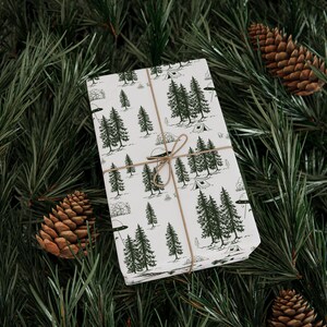 Toile Pattern "Alien Camp Scene" Wrapping Paper image 5