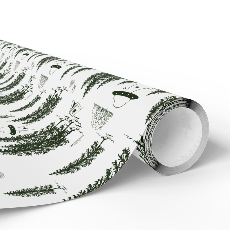 Toile Pattern "Alien Camp Scene" Wrapping Paper image 2