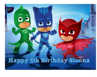pj mask edible image