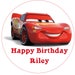 Cars Icing Sheet Edible Image, Lightening McQueen Cake Topper