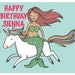 Mermaid and Unicorn Edible Image Icing sheet, birthday topper, Mermaid Sheet Cake, Unicorn Sheet Cake Icing Sheet